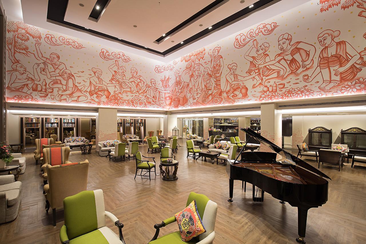 The Heritage Chiang Rai Hotel And Convention Exteriér fotografie The Library